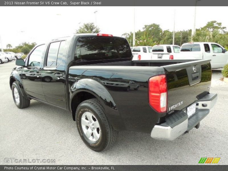 Super Black / Steel 2013 Nissan Frontier SV V6 Crew Cab