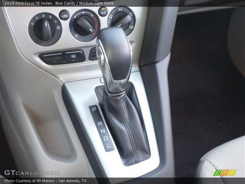 Blue Candy / Medium Light Stone 2014 Ford Focus SE Sedan