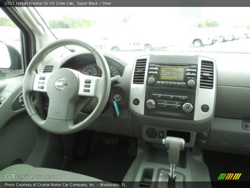 Super Black / Steel 2013 Nissan Frontier SV V6 Crew Cab