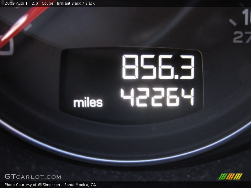 Brilliant Black / Black 2009 Audi TT 2.0T Coupe