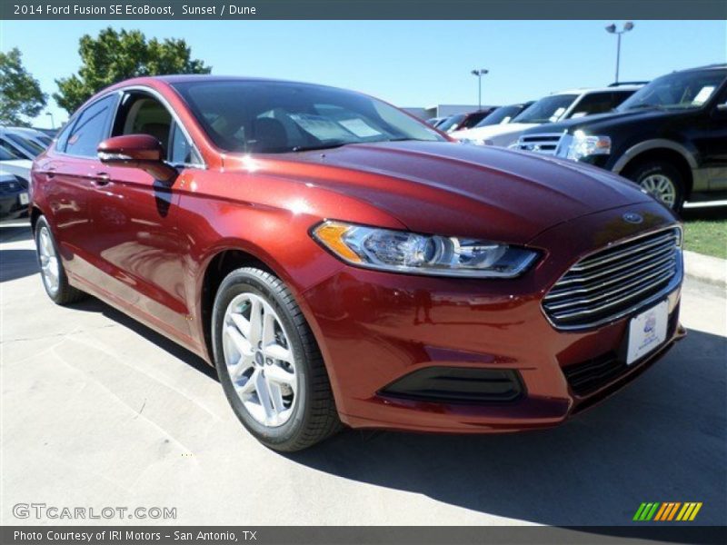 Sunset / Dune 2014 Ford Fusion SE EcoBoost