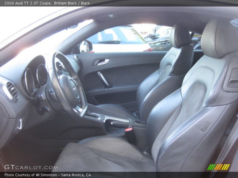 Brilliant Black / Black 2009 Audi TT 2.0T Coupe