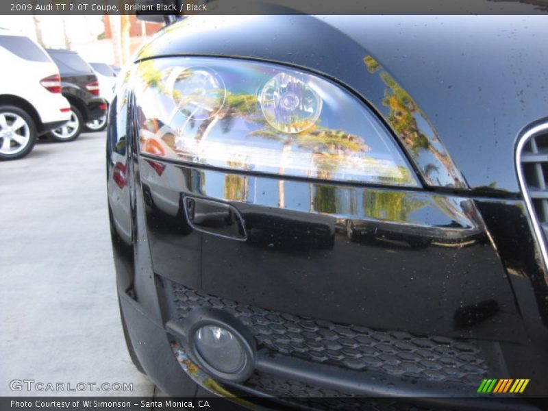 Brilliant Black / Black 2009 Audi TT 2.0T Coupe