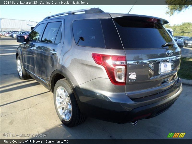 Sterling Gray / Medium Light Stone 2014 Ford Explorer XLT