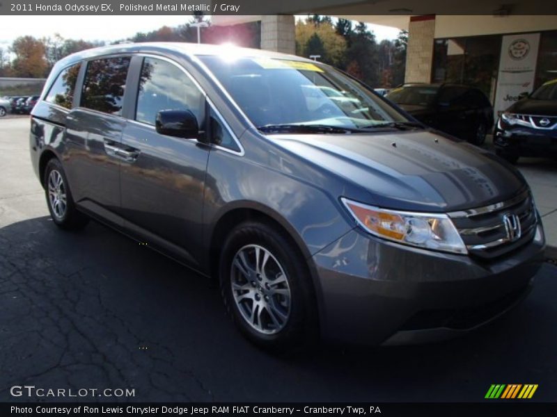 Polished Metal Metallic / Gray 2011 Honda Odyssey EX