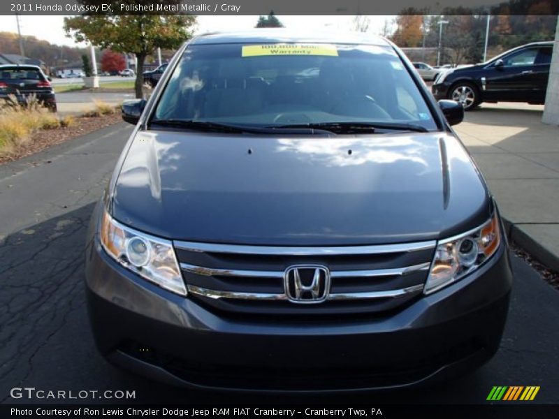 Polished Metal Metallic / Gray 2011 Honda Odyssey EX
