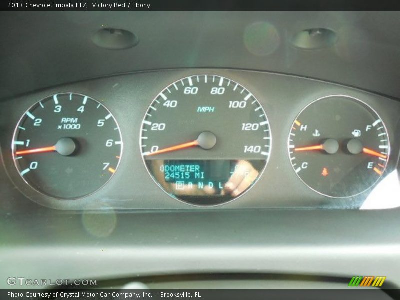 Victory Red / Ebony 2013 Chevrolet Impala LTZ
