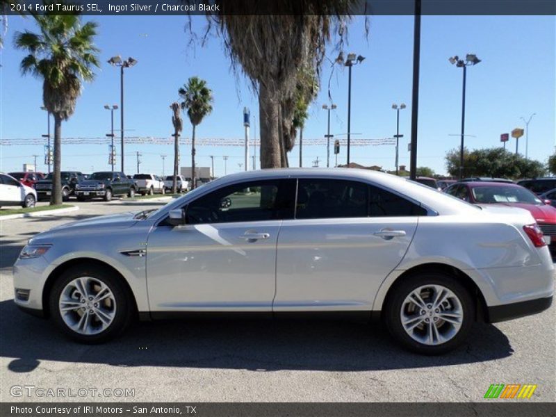 Ingot Silver / Charcoal Black 2014 Ford Taurus SEL