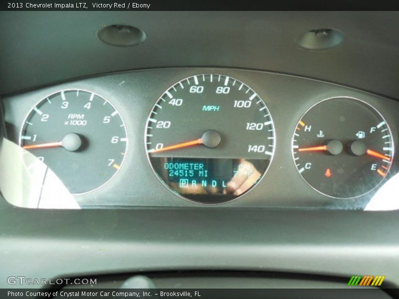 Victory Red / Ebony 2013 Chevrolet Impala LTZ