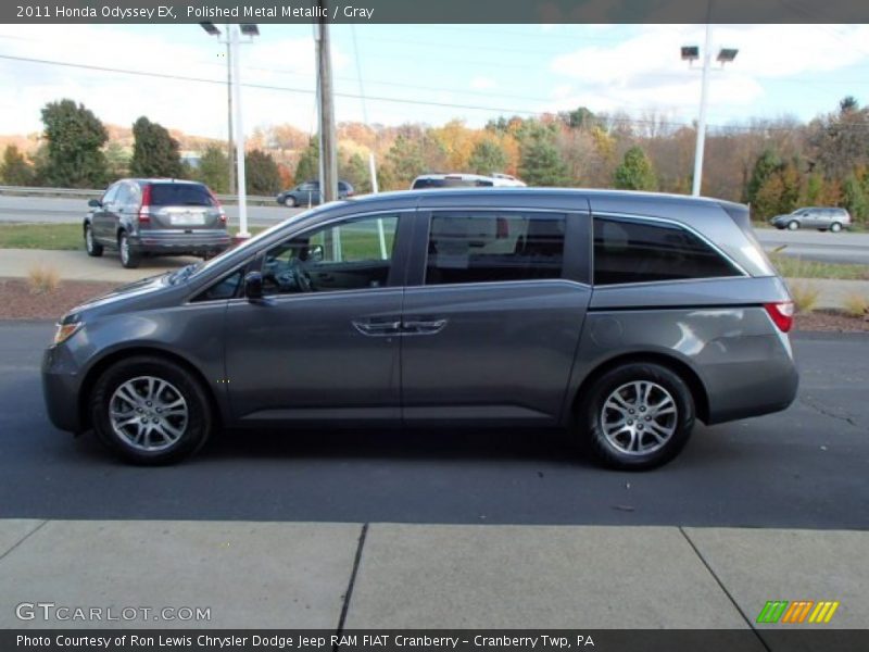 Polished Metal Metallic / Gray 2011 Honda Odyssey EX