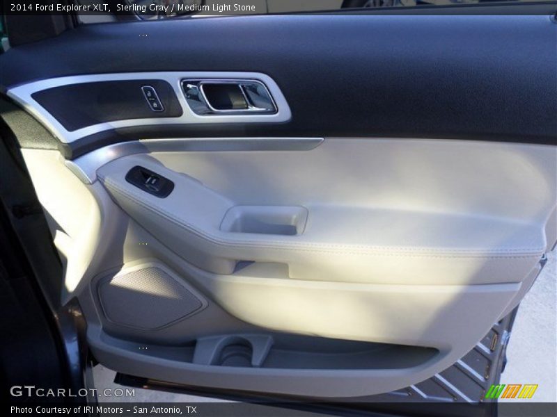 Sterling Gray / Medium Light Stone 2014 Ford Explorer XLT