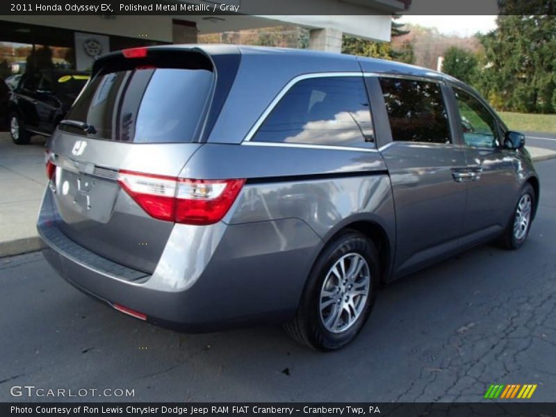 Polished Metal Metallic / Gray 2011 Honda Odyssey EX