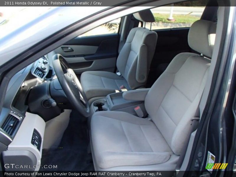 Polished Metal Metallic / Gray 2011 Honda Odyssey EX
