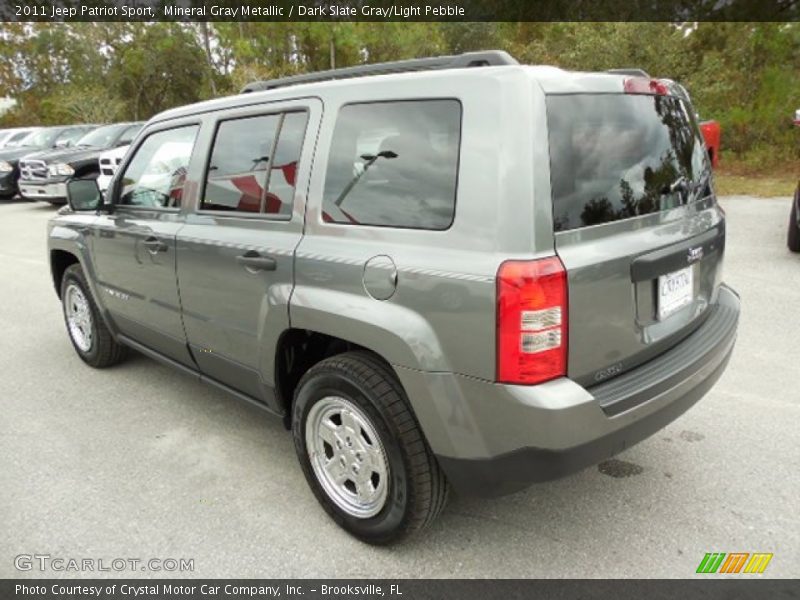 Mineral Gray Metallic / Dark Slate Gray/Light Pebble 2011 Jeep Patriot Sport