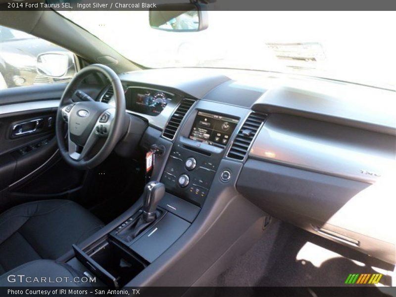 Ingot Silver / Charcoal Black 2014 Ford Taurus SEL