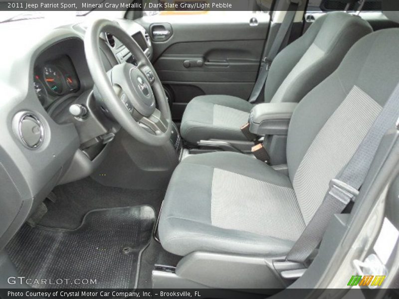 Mineral Gray Metallic / Dark Slate Gray/Light Pebble 2011 Jeep Patriot Sport