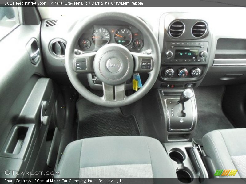 Mineral Gray Metallic / Dark Slate Gray/Light Pebble 2011 Jeep Patriot Sport