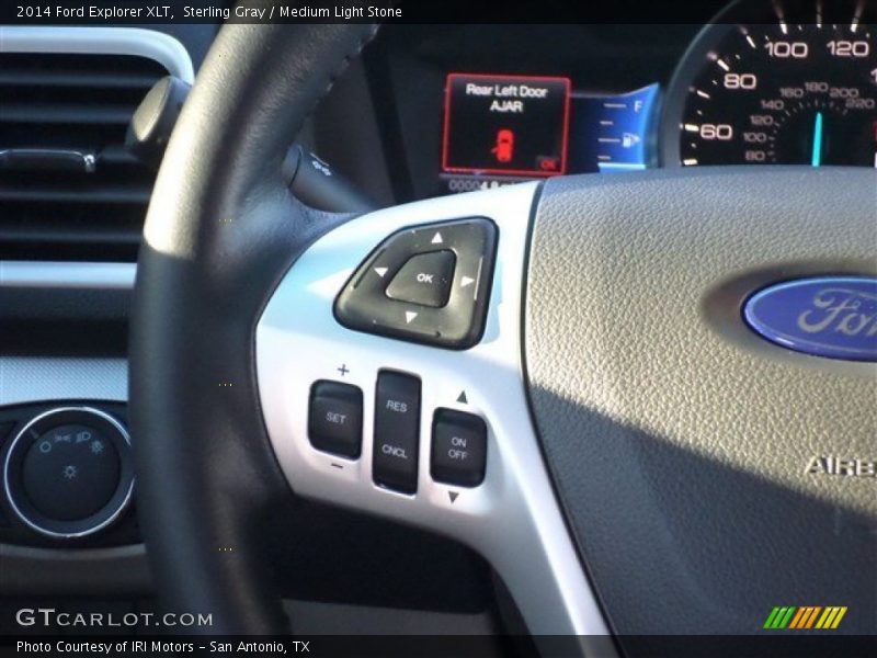 Sterling Gray / Medium Light Stone 2014 Ford Explorer XLT