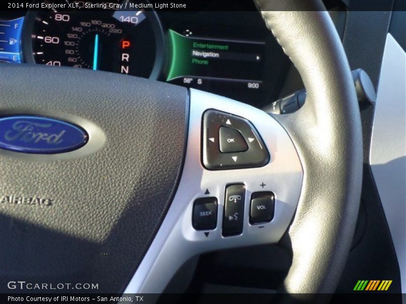 Sterling Gray / Medium Light Stone 2014 Ford Explorer XLT
