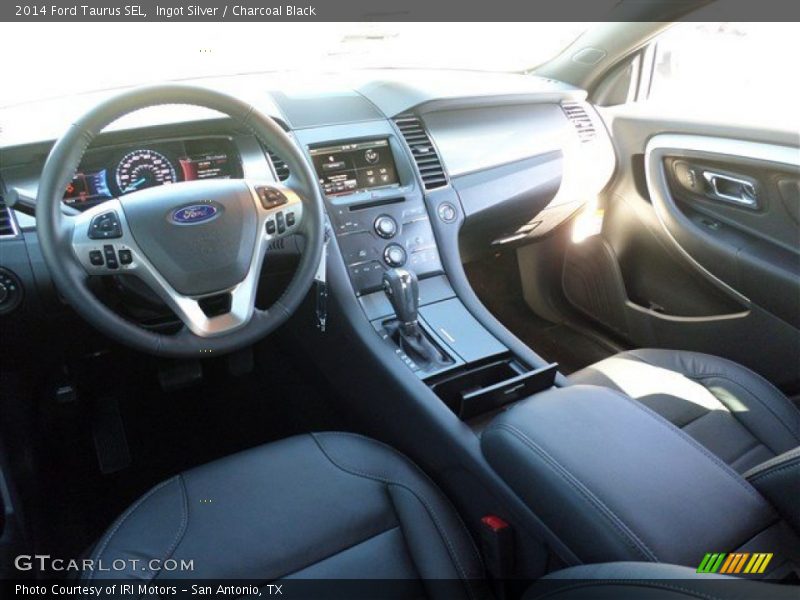 Ingot Silver / Charcoal Black 2014 Ford Taurus SEL
