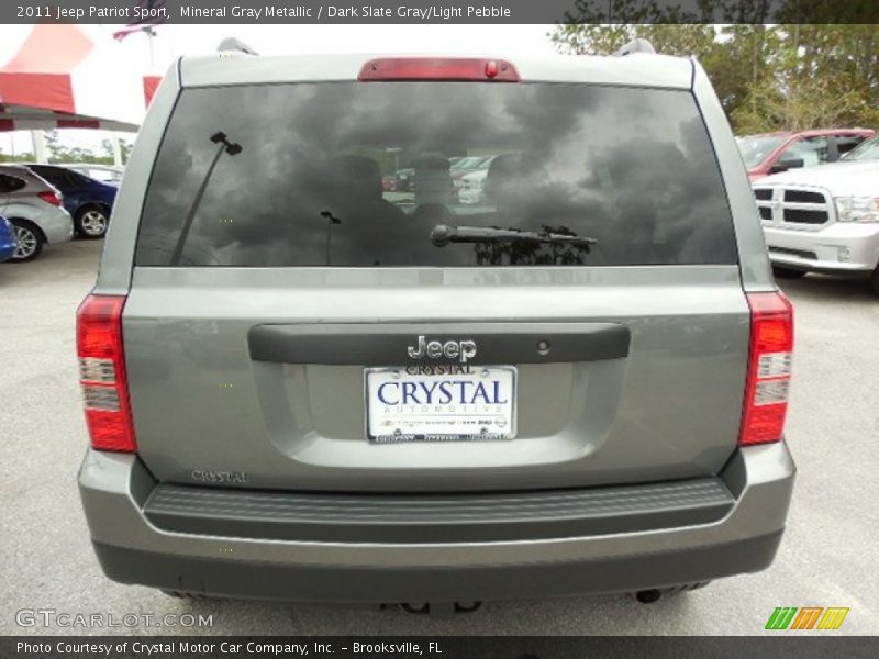 Mineral Gray Metallic / Dark Slate Gray/Light Pebble 2011 Jeep Patriot Sport