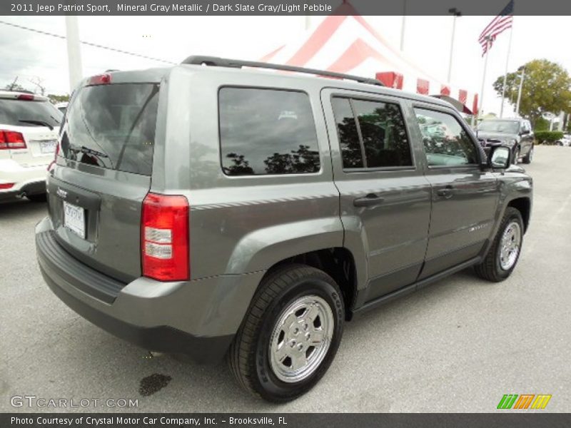 Mineral Gray Metallic / Dark Slate Gray/Light Pebble 2011 Jeep Patriot Sport