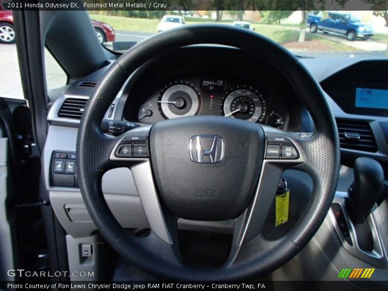 Polished Metal Metallic / Gray 2011 Honda Odyssey EX