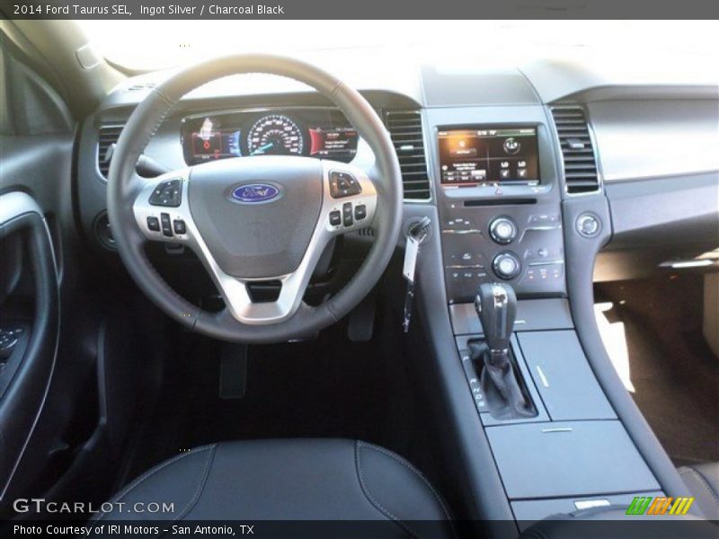 Ingot Silver / Charcoal Black 2014 Ford Taurus SEL