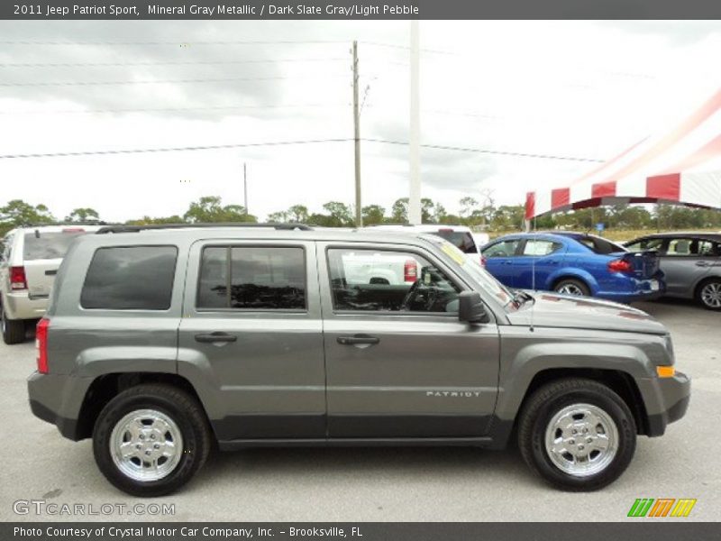 Mineral Gray Metallic / Dark Slate Gray/Light Pebble 2011 Jeep Patriot Sport