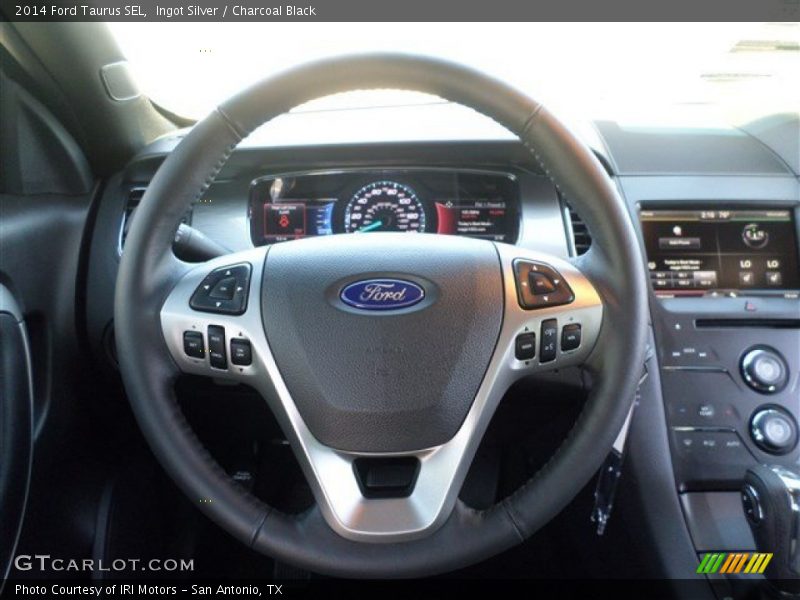 Ingot Silver / Charcoal Black 2014 Ford Taurus SEL