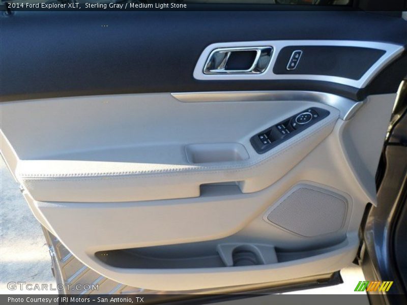 Sterling Gray / Medium Light Stone 2014 Ford Explorer XLT