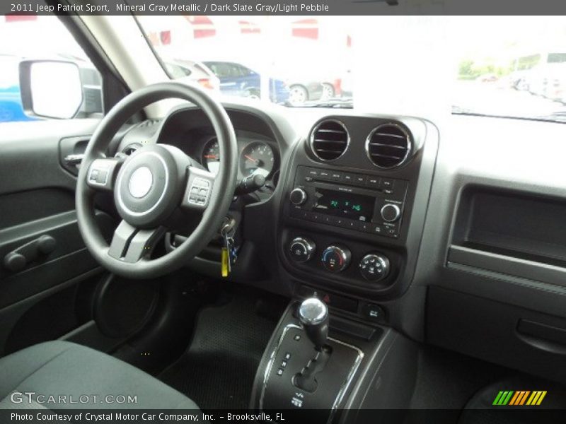 Mineral Gray Metallic / Dark Slate Gray/Light Pebble 2011 Jeep Patriot Sport