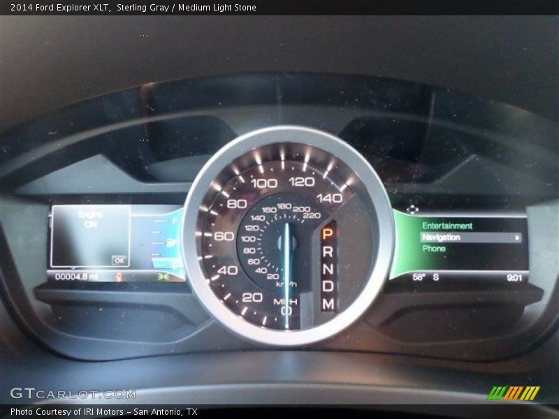 Sterling Gray / Medium Light Stone 2014 Ford Explorer XLT