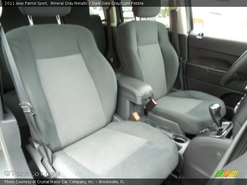 Mineral Gray Metallic / Dark Slate Gray/Light Pebble 2011 Jeep Patriot Sport