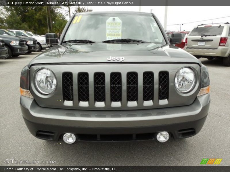 Mineral Gray Metallic / Dark Slate Gray/Light Pebble 2011 Jeep Patriot Sport