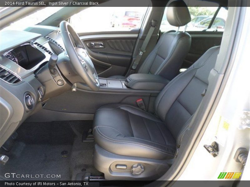 Ingot Silver / Charcoal Black 2014 Ford Taurus SEL