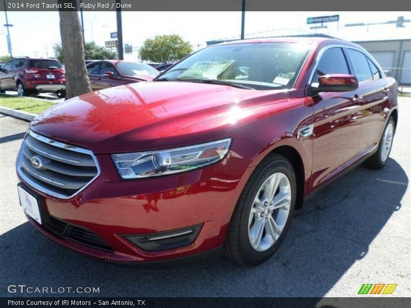 Ruby Red / Dune 2014 Ford Taurus SEL