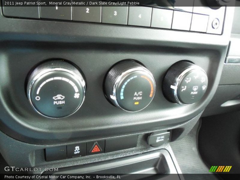 Mineral Gray Metallic / Dark Slate Gray/Light Pebble 2011 Jeep Patriot Sport