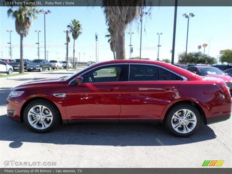 Ruby Red / Dune 2014 Ford Taurus SEL