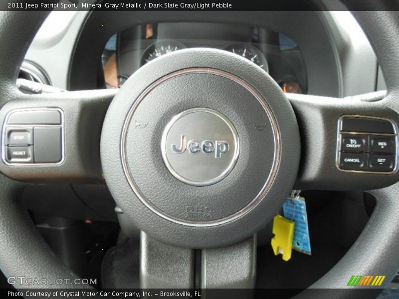 Mineral Gray Metallic / Dark Slate Gray/Light Pebble 2011 Jeep Patriot Sport