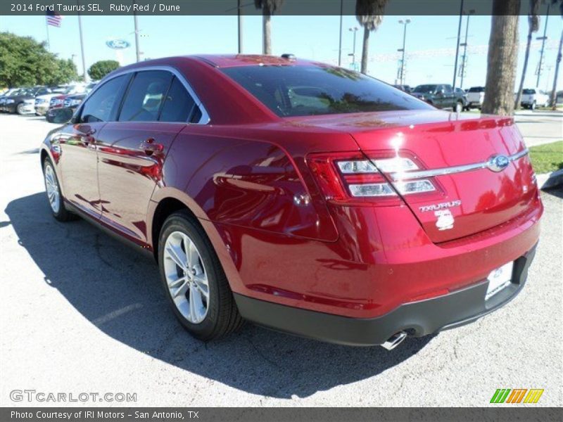 Ruby Red / Dune 2014 Ford Taurus SEL