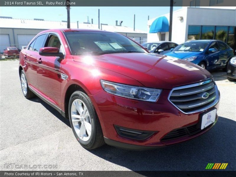Ruby Red / Dune 2014 Ford Taurus SEL