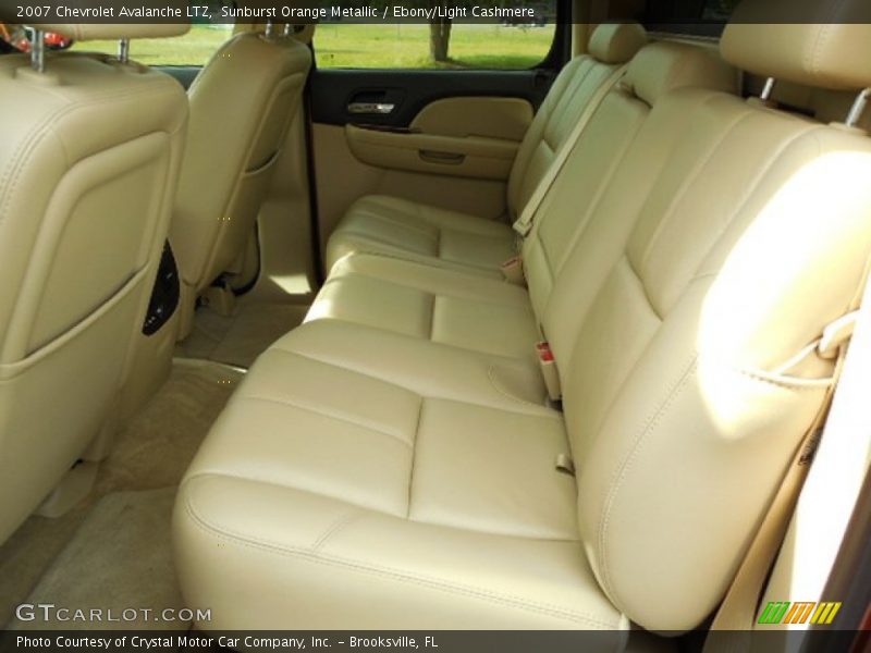 Sunburst Orange Metallic / Ebony/Light Cashmere 2007 Chevrolet Avalanche LTZ