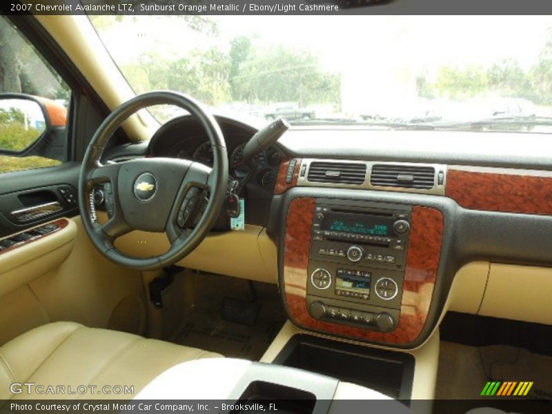 Sunburst Orange Metallic / Ebony/Light Cashmere 2007 Chevrolet Avalanche LTZ