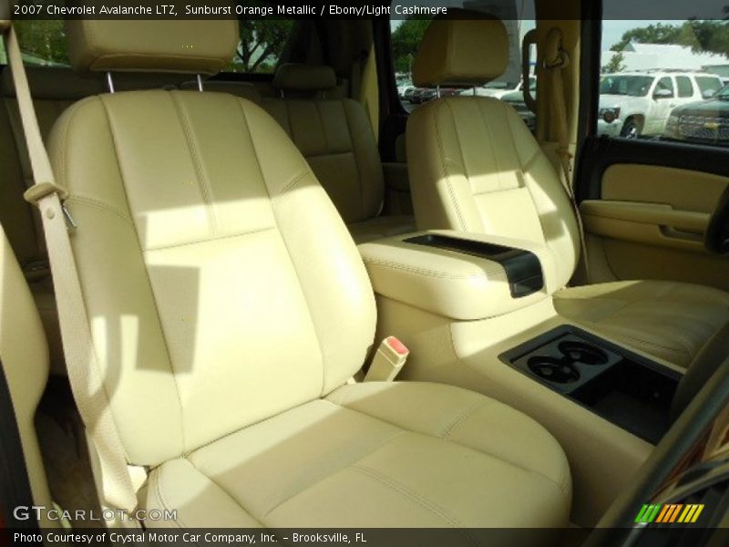 Sunburst Orange Metallic / Ebony/Light Cashmere 2007 Chevrolet Avalanche LTZ