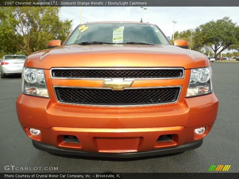 Sunburst Orange Metallic / Ebony/Light Cashmere 2007 Chevrolet Avalanche LTZ