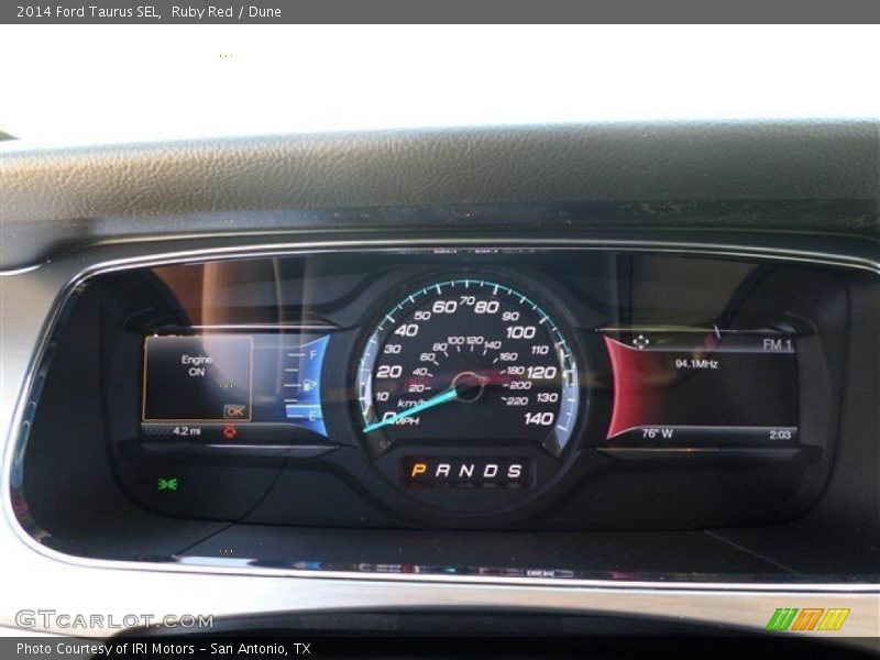 Ruby Red / Dune 2014 Ford Taurus SEL