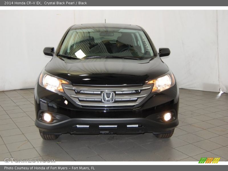 Crystal Black Pearl / Black 2014 Honda CR-V EX