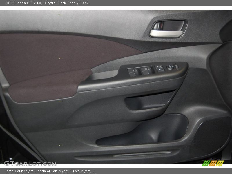 Crystal Black Pearl / Black 2014 Honda CR-V EX