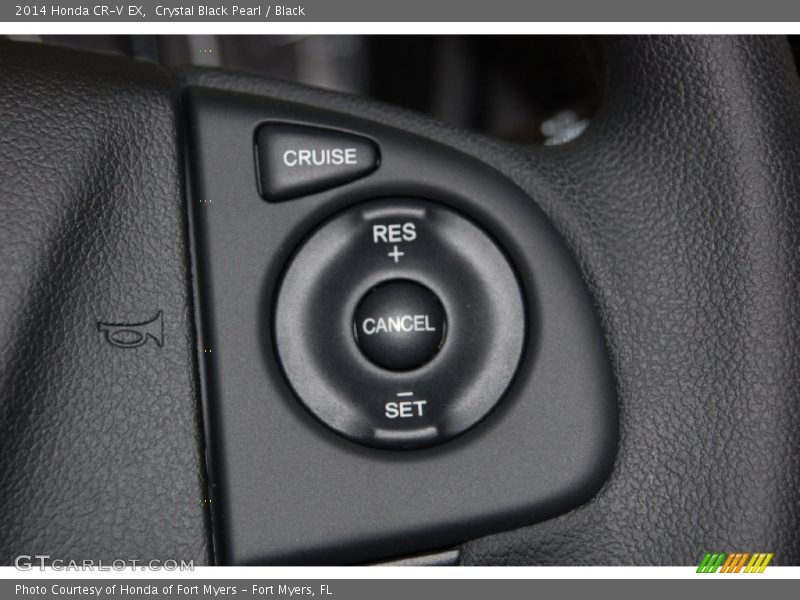 Crystal Black Pearl / Black 2014 Honda CR-V EX